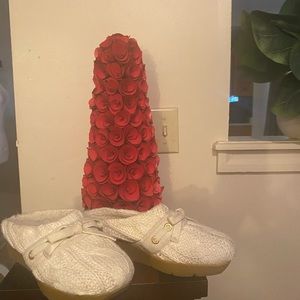 American eagle cable knit mule sz 7.5